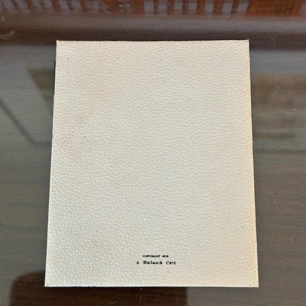 1939 Hallmark RARE Greetings for Halloween Greeting Card 4.5x4 USED‎